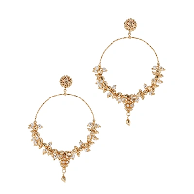 Soru Jewellery Mega 24kt Gold Vermeil Hoop Earrings In Pearl