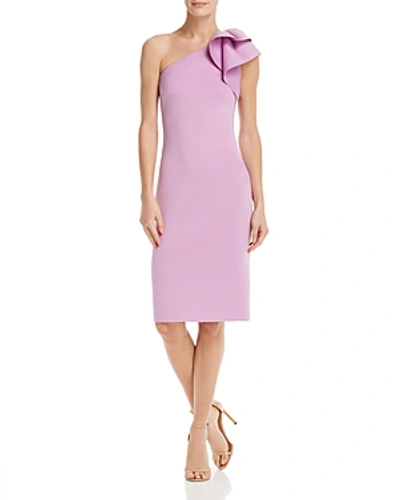 Eliza J One-shoulder Dress In Light Lavender