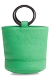 Simon Miller Bonsai 15 Calfskin Leather Bucket Bag - Green In Neon Green