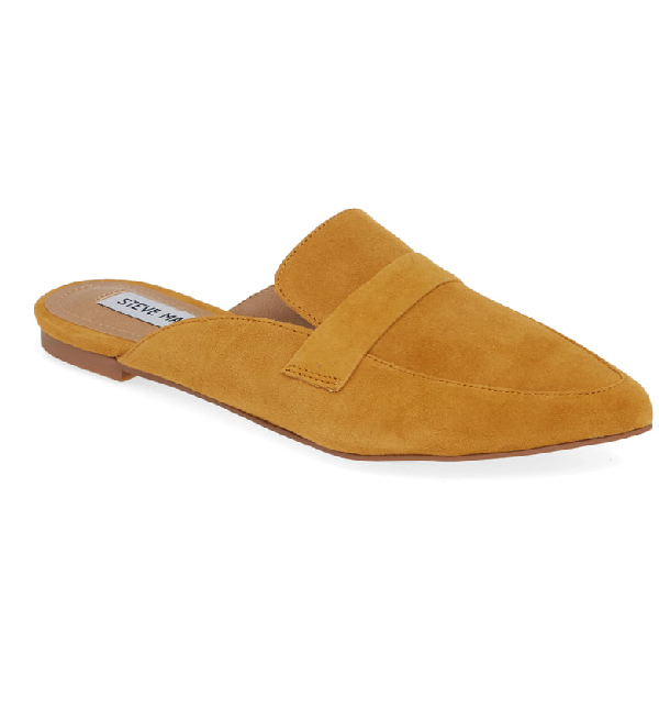 steve madden mustard mules