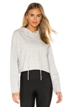 Alo Yoga Box Hoodie In Dove Heather Grey