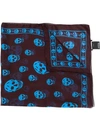 Alexander Mcqueen Skull Scarf In Black