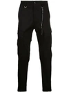 Mastermind Japan Panelled Tapered Trousers In Black