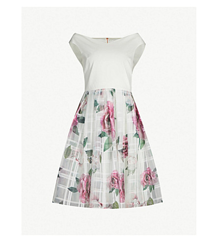 ted baker magnificent bardot dress