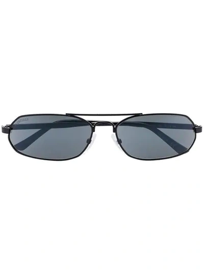 Balenciaga Circle Thin Sunglasses In Schwarz