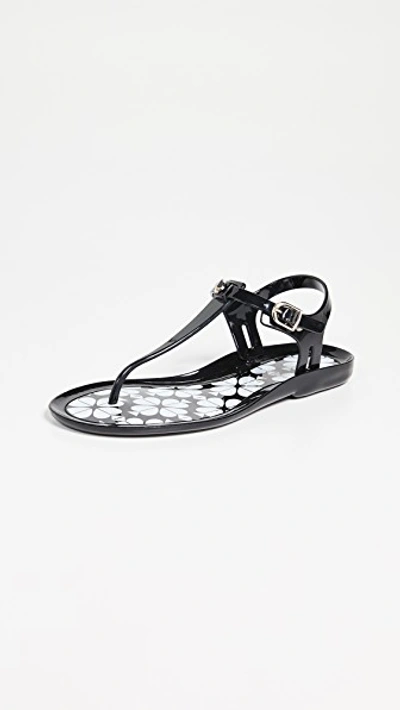 Kate Spade Tallula Jelly Sandals In Black