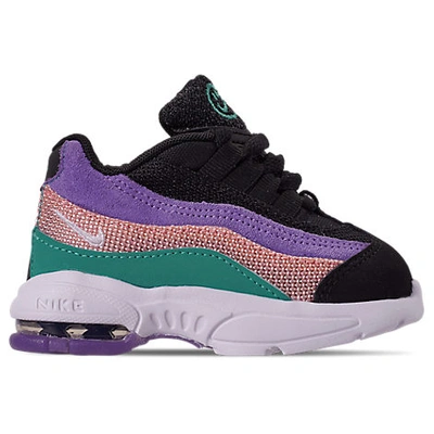 Nike Kids' Toddler Air Max 95 Casual Shoes In Pink / Blue / Purple / Black  | ModeSens