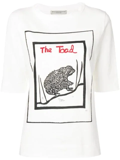 Holland & Holland The Toad Print T-shirt In White