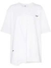 Ader Error Split Front T In White