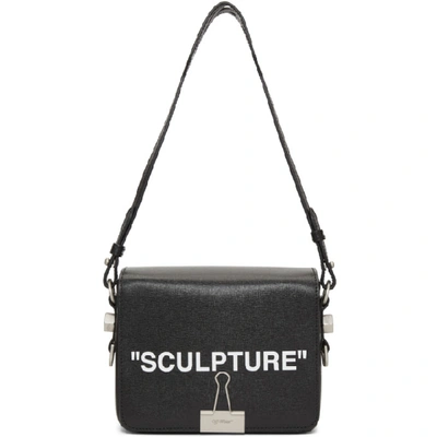 Off-white Sculpture Mini Black Leather Shoulder Bag