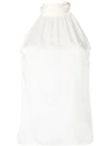 Zimmermann Necktie Top In White