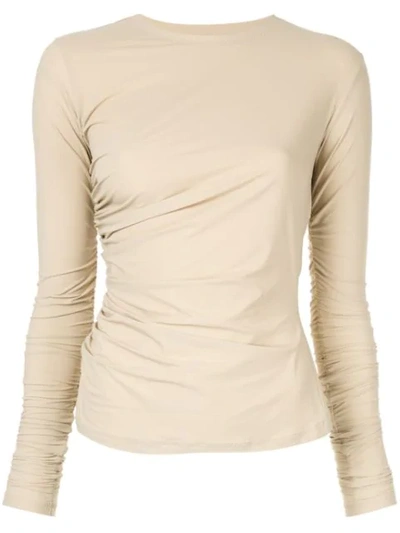 Irene Ruched Long In Neutrals