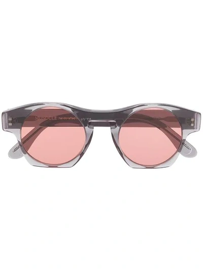 Monocle Eyewear 'suburra' Sonnenbrille Mit Getönten Gläsern In Purple