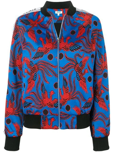 Kenzo Bomber Jacket In Blue