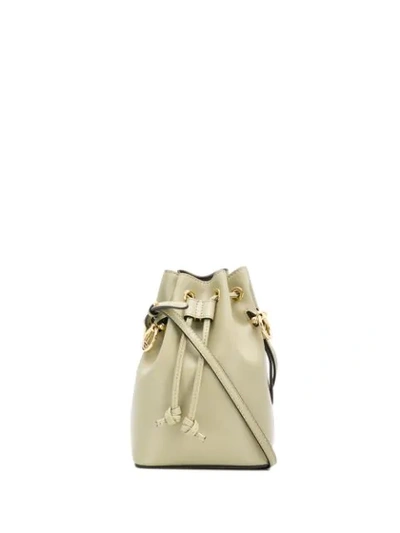 Fendi Mon Tresor Mini Bucket Bag In Neutrals