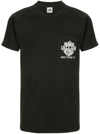 Pre-owned Fake Alpha Vintage Bike Week Print T-shirt In Black