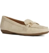 Geox Annytah Loafer In Taupe Suede