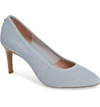 Taryn Rose Tess Pump In Moonstone Stretch Mesh