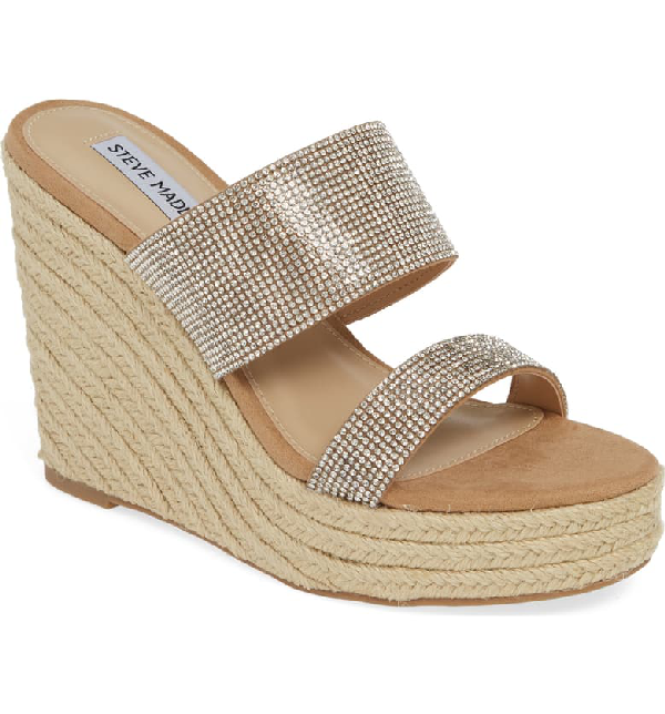 sunrise espadrille wedge slide sandal steve madden