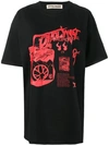 Ottolinger Oversized Graphic Print T In Black