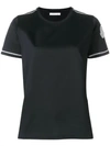 Moncler Round Neck T-shirt In Black