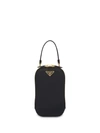 Prada Flat Mini-bag In Black