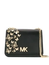Michael Michael Kors Mott Butterfly Crossbody Bag In Black
