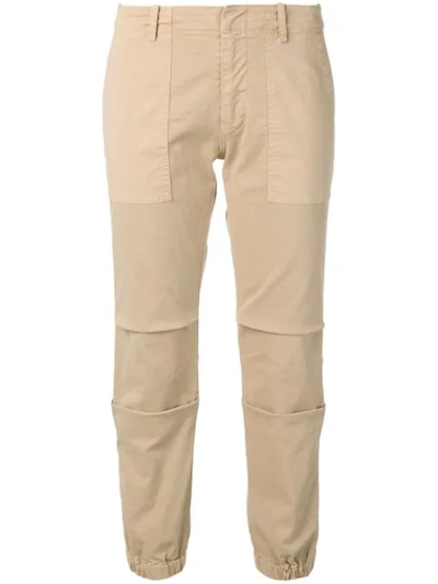 Nili Lotan Slim Cargo Pants In Neutrals