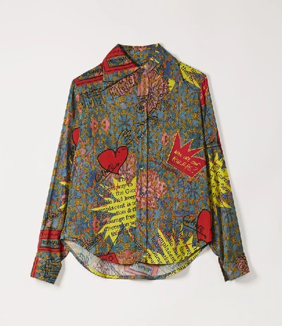 Vivienne Westwood Pianist Shirt Multicolour Print In Multicolor Print