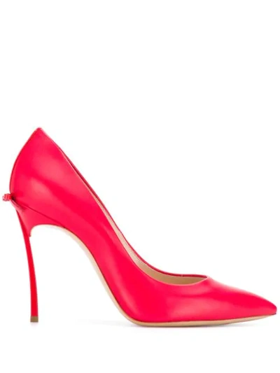 Casadei Bow Pumps In Red