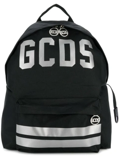 Gcds Logo Print Backpack In Black