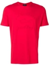 Paul & Shark Logo Print T-shirt In Red