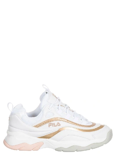 Fila Ray F Low Sneakers In White/spanish