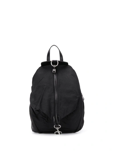 Rebecca Minkoff Mini Julian Leather Backpack In Black