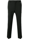 Valentino Side Stripe Tailored Trousers In Black