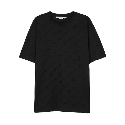 Stella Mccartney Black Logo Cotton T-shirt