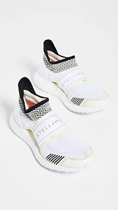 Adidas By Stella Mccartney Ultraboost X 3d Trainers, White, White In Core White/radiant Orange