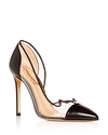 Charlotte Olympia Women's D'orsay Pointed-toe Pumps In Black