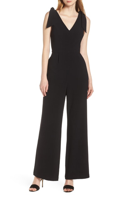 charles henry black jumpsuit