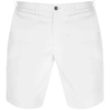 Michael Kors Washed Poplin Classic Fit Shorts In White