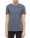 Allsaints Figure Tee In Granite Blue