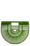 Cult Gaia Small Ark Handbag - Green In Green Malachite