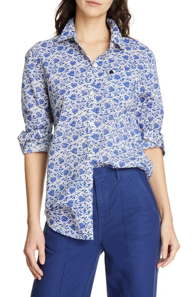 Alex Mill Standard Ikat Heart Button Front Shirt