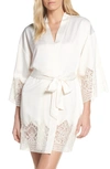 Flora Nikrooz Genevive Short Robe In Antique Ivory