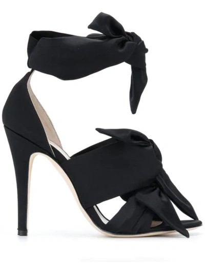 Gia Couture Katia Sandals In Black