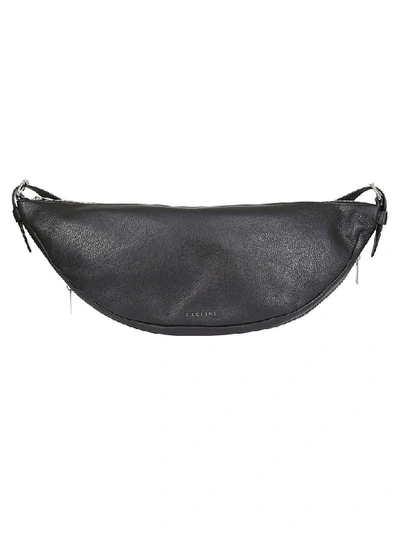 Orciani Micron Shoulder Bag In Black