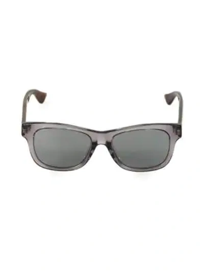 Gucci 53mm Square Sunglasses In Grey Havana