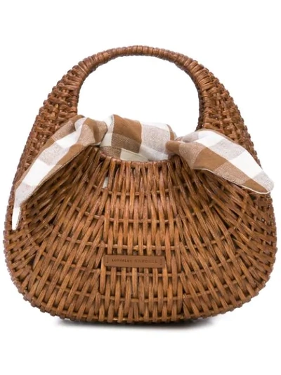 Loeffler Randall Lorina Basket Bag - Brown