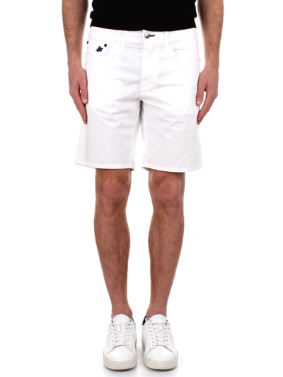 Vilebrequin Shorts Bermuda Uomo Bianco In White