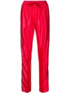 Gucci Sequins Embellished Loose Trousers In Red